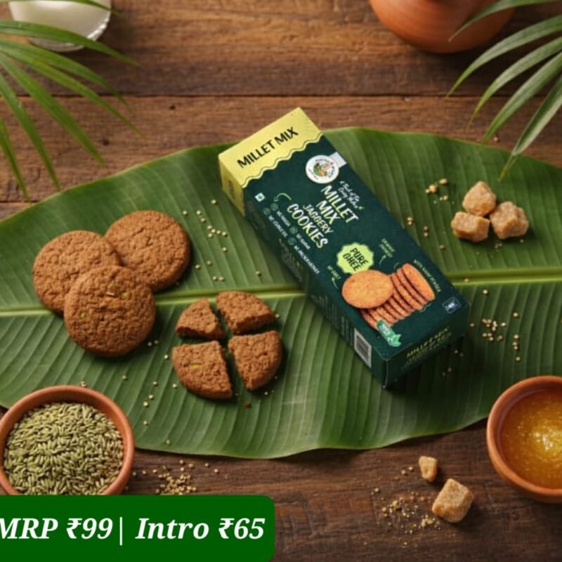 Millet Mix Jaggery Cookies